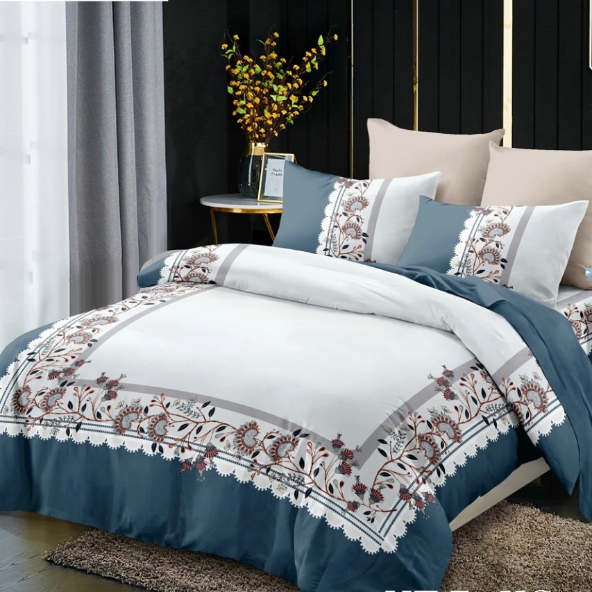 Digital Printing and Dyeing Brushed Four-Piece Bedding Set Rhinestone Velvet Duvet Cover AB Kit 150G 120/90/80G Digital Printing and Dyeing Brushed Four-Piece Bedding Set Rhinestone Velvet Duvet Cover AB Kit 150G 120/90/80G
