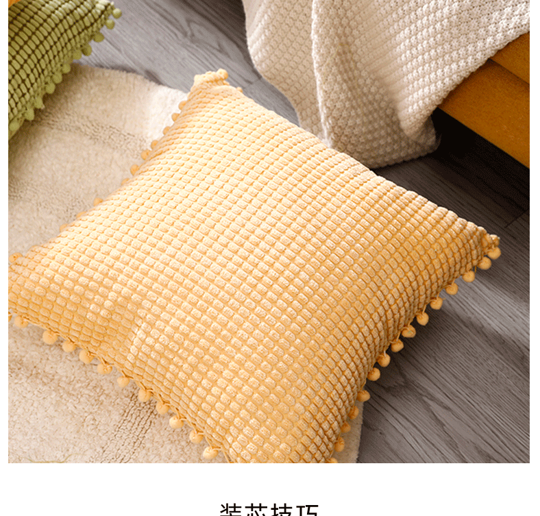 2021 New Cushion Cover Pillow Sofa Office Lumbar Cushion Bedding Set Head Big Backrest Pillow Factory in Stock Wholesale