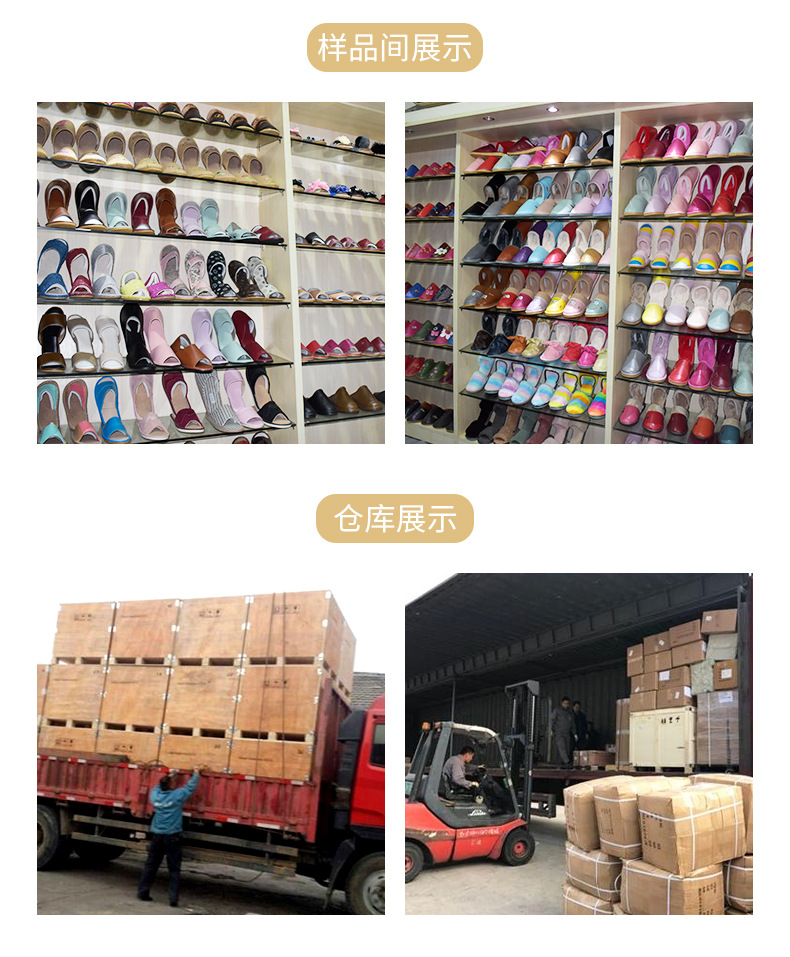 2021 New Autumn and Winter Solid Color Leather Slippers Women's Home Indoor Non-Slip Thick Bottom and Warm Keeping Woolen Slipper Floor Slippers