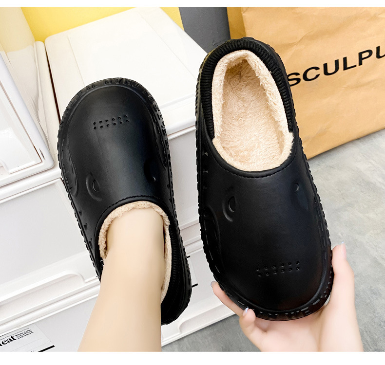 Cotton Slippers Men's Bag Winter Match 2022 New Indoor Home Thick Bottom and Warm Keeping Non-Slip Waterproof Cotton Shoes Fur Slipper Cotton Slippers Men's Bag Winter Match 2022 New Indoor Home Thick Bottom and Warm Keeping Non-Slip Waterproof Cotton Shoes Fur Slipper