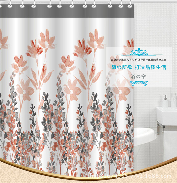 Manufacturer spot wholesale direct new high environmental protection bamboo curtain toilet mildew bath