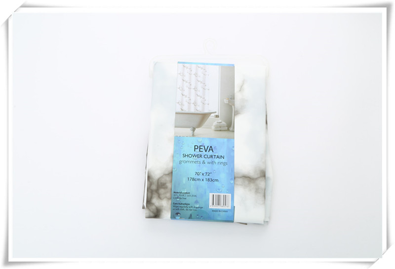 Bathroom Shower Curtain Water-Repellent Cloth Bathroom Non-Perforated Curtains Hanging Curtain Japanese Bath Partition Curtain