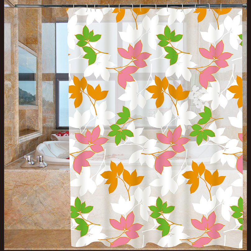 1.8*1.8 Bathroom Waterproof Mildew Shower Curtain Cloth Bath Punch-Free Shower Room Partition Hanging Curtain Bathroom Shower Curtain