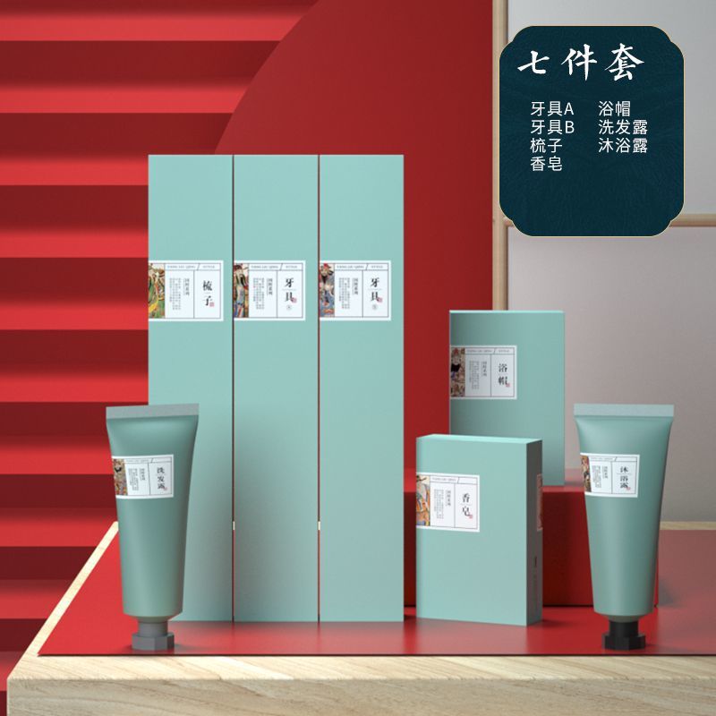 Hotel Disposable Supplies Toiletry Set B &amp; B Hotel Toothbrush Toothpaste Soft Hair Home Hospitality