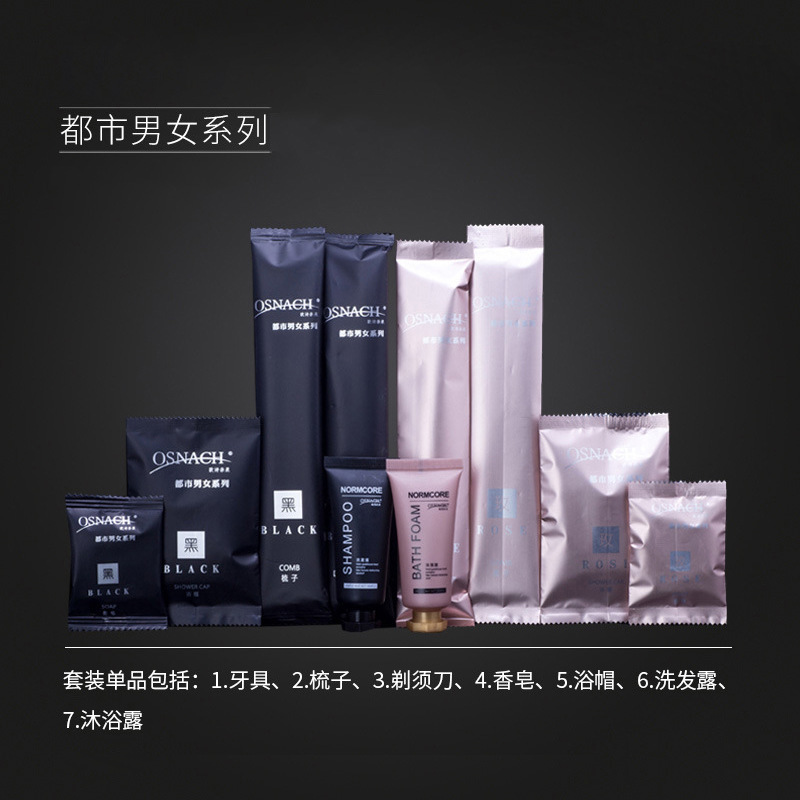 Hotel Room Tooth-Cleaners Toothpaste Set Bed &amp; Breakfast Toiletries Soft-Bristle Toothbrush Star Hotel Disposable Toothbrush
