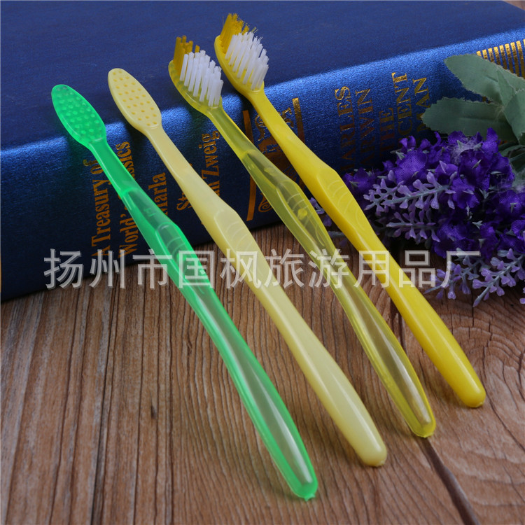 Star Hotel Standard Disposable Supplies Toothpaste Toothbrush Standard Two-in-One Large Two-Color Leaf Toothbrush Non-Slip Star Hotel Standard Disposable Supplies Toothpaste Toothbrush Standard Two-in-One Large Two-Color Leaf Toothbrush Non-Slip