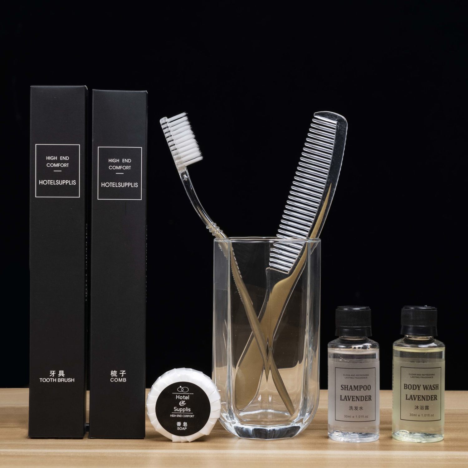 Hotel Disposable Toiletries Toothpaste Toothbrush All in One Set Bed &amp; Breakfast Independent Packaging Wholesale Customization