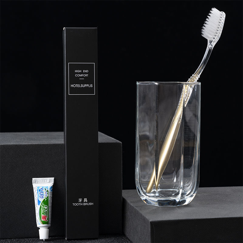 Hotel Disposable Toiletries Toothpaste Toothbrush All in One Set Bed &amp; Breakfast Independent Packaging Wholesale Customization