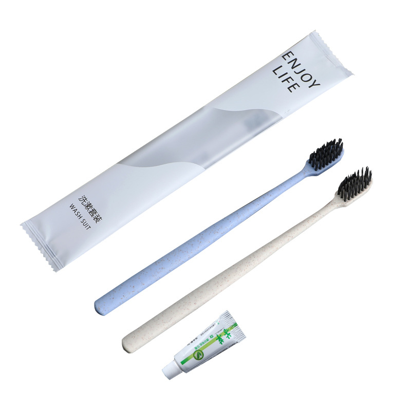 Star Hotel Disposable Toothbrush Toothpaste Household Disposable Tooth Set Hotel B &amp; B Straw Toiletry Set