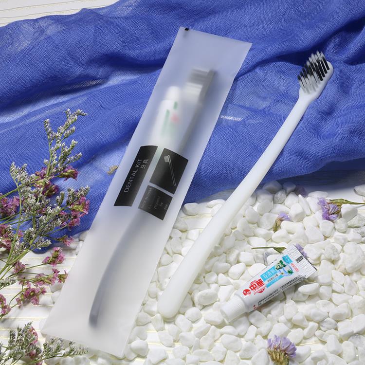 Soft Film Hotel Hotel Disposable Toiletry Set B &amp; B Special Toothbrush Toothpaste Soft Hair Tooth-Cleaners Two-in-One