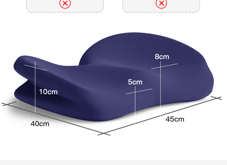 Long-Sitting Seat Cushion Memory Foam Thickened Butt Seat Cushion Chair Pregnant Women's Hip Chair Cushion Cushion Long-Sitting Seat Cushion Memory Foam Thickened Butt Seat Cushion Chair Pregnant Women's Hip Chair Cushion Cushion