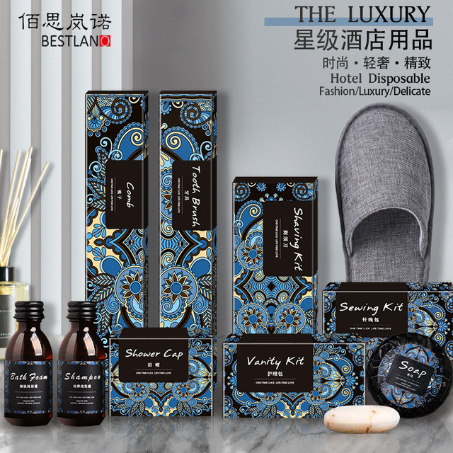 Star Hotel Disposable Toiletries Full Set Hotel Toothbrush Toothpaste Set B &amp; B Toiletries