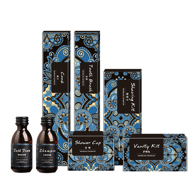 Star Hotel Disposable Toiletries Full Set Hotel Toothbrush Toothpaste Set B &amp; B Toiletries