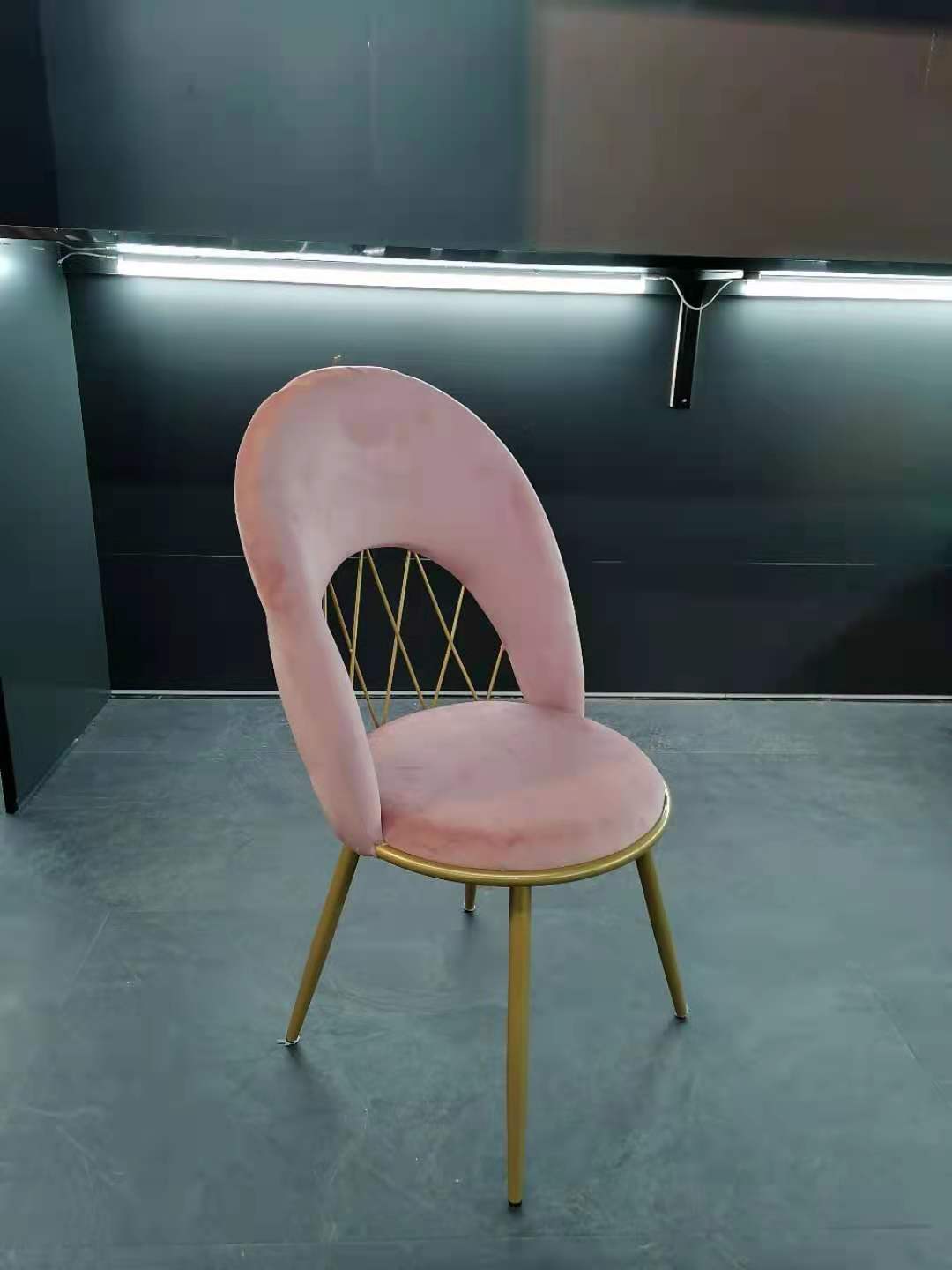 Nordic Light Luxury Chair Backrest Bedroom Girls' Home Internet Celebrity Makeup Stool Dressing Table Manicure Simple Ins Style Nordic Light Luxury Chair Backrest Bedroom Girls' Home Internet Celebrity Makeup Stool Dressing Table Manicure Simple Ins Style