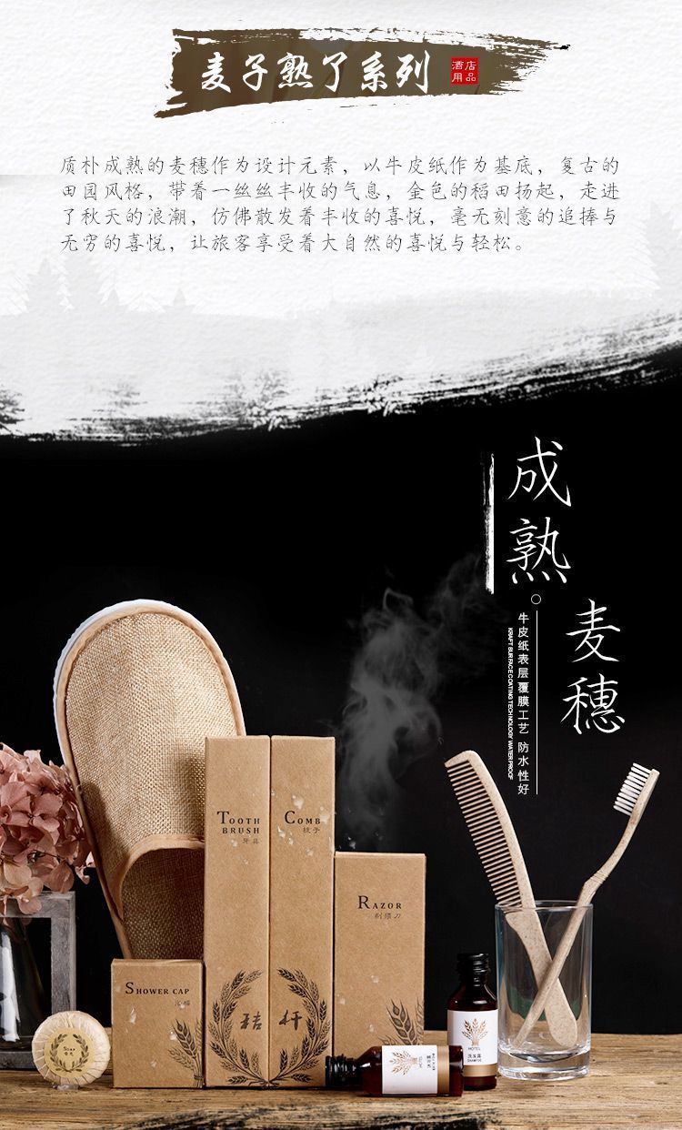 Hotel Disposable Toiletries Five Hotel Toothbrush Toothpaste Set Bed & Breakfast Soft Hair Tooth-Cleaners