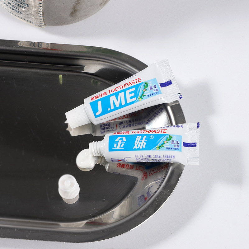 Hotel Disposable Toothpaste Hotel B & B Guest Room Toiletries All Kinds of Toothpaste Full Box Mixed Batch Travel Small Toothpaste