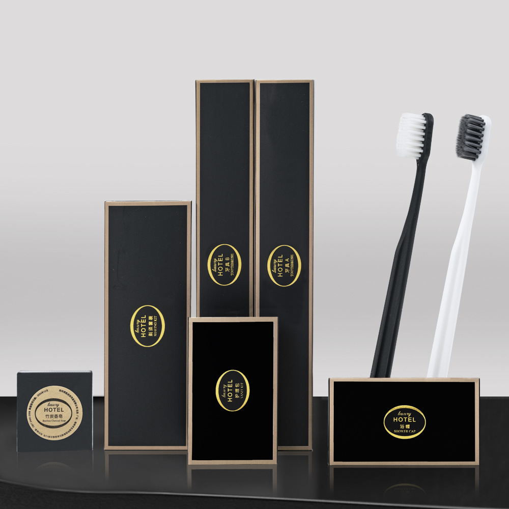 Star Hotel Disposable Washing Set High-End Hotel Hospitality Wholesale Supplies B &amp; B Disposable Toothbrush Toothpaste