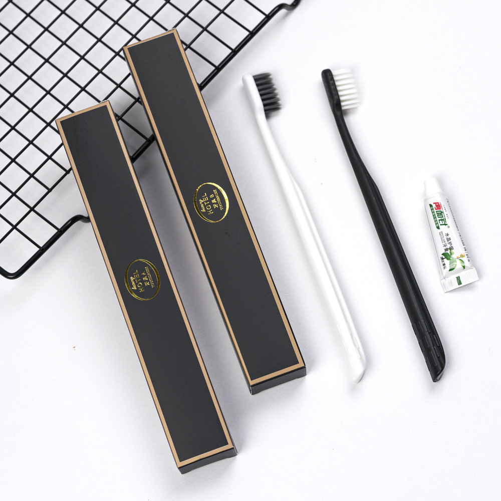 Star Hotel Disposable Washing Set High-End Hotel Hospitality Wholesale Supplies B &amp; B Disposable Toothbrush Toothpaste
