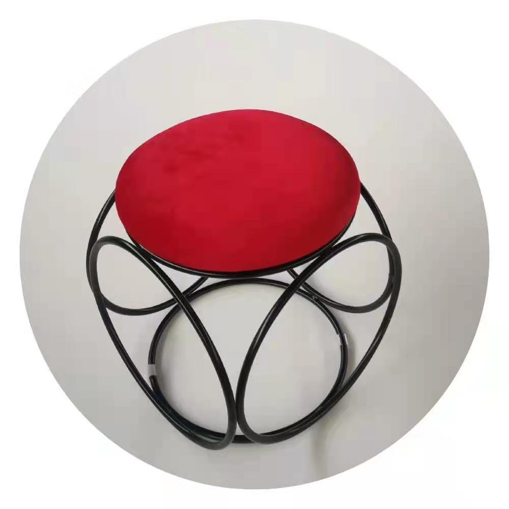 Modern Minimalist Nordic Girl Bedroom Dressing Stool Subnet Red Chair Ins Manicure Makeup Stool Light Luxury Dining Stool