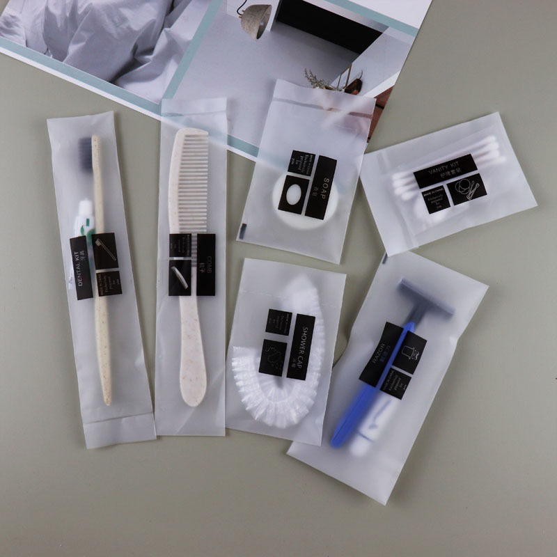 Star Hotel Disposable Tooth Set Toiletries Toothbrush Toothpaste Comb Set Hotel B &amp; B Logo