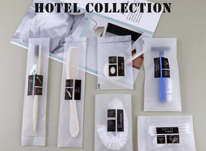 Star Hotel Disposable Tooth Set Toiletries Toothbrush Toothpaste Comb Set Hotel B & B Logo