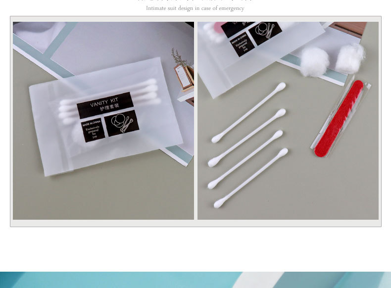 Star Hotel Disposable Tooth Set Toiletries Toothbrush Toothpaste Comb Set Hotel B & B Logo