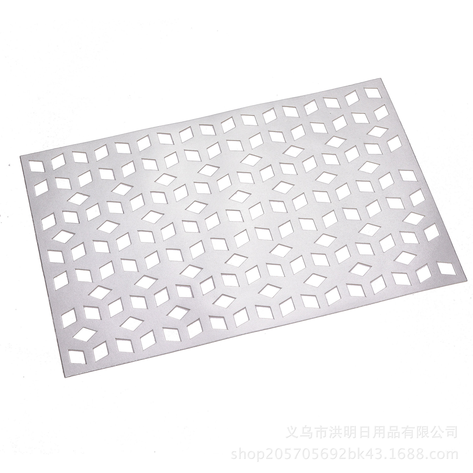 Golden of European Style PVC Thermal Shielded Table Mat Placemat Silver Hollow Decorative Pad Coffee Table Tray Bowl Coaster Cup Coaster Western-Style Placemat