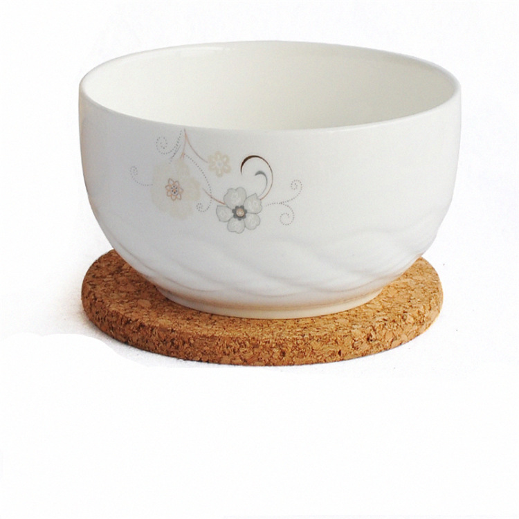 Cork Cup Mat Pine Coaster Cork Potholder Molded Printing 1 to 20-mm Various Shapes Factory Direct Sales