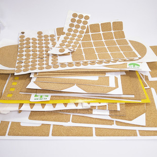 Cork Cup Mat Pine Coaster Cork Potholder Molded Printing 1 to 20-mm Various Shapes Factory Direct Sales