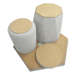 Cork Cup Mat Pine Coaster Cork Potholder Molded Printing 1 to 20-mm Various Shapes Factory Direct Sales