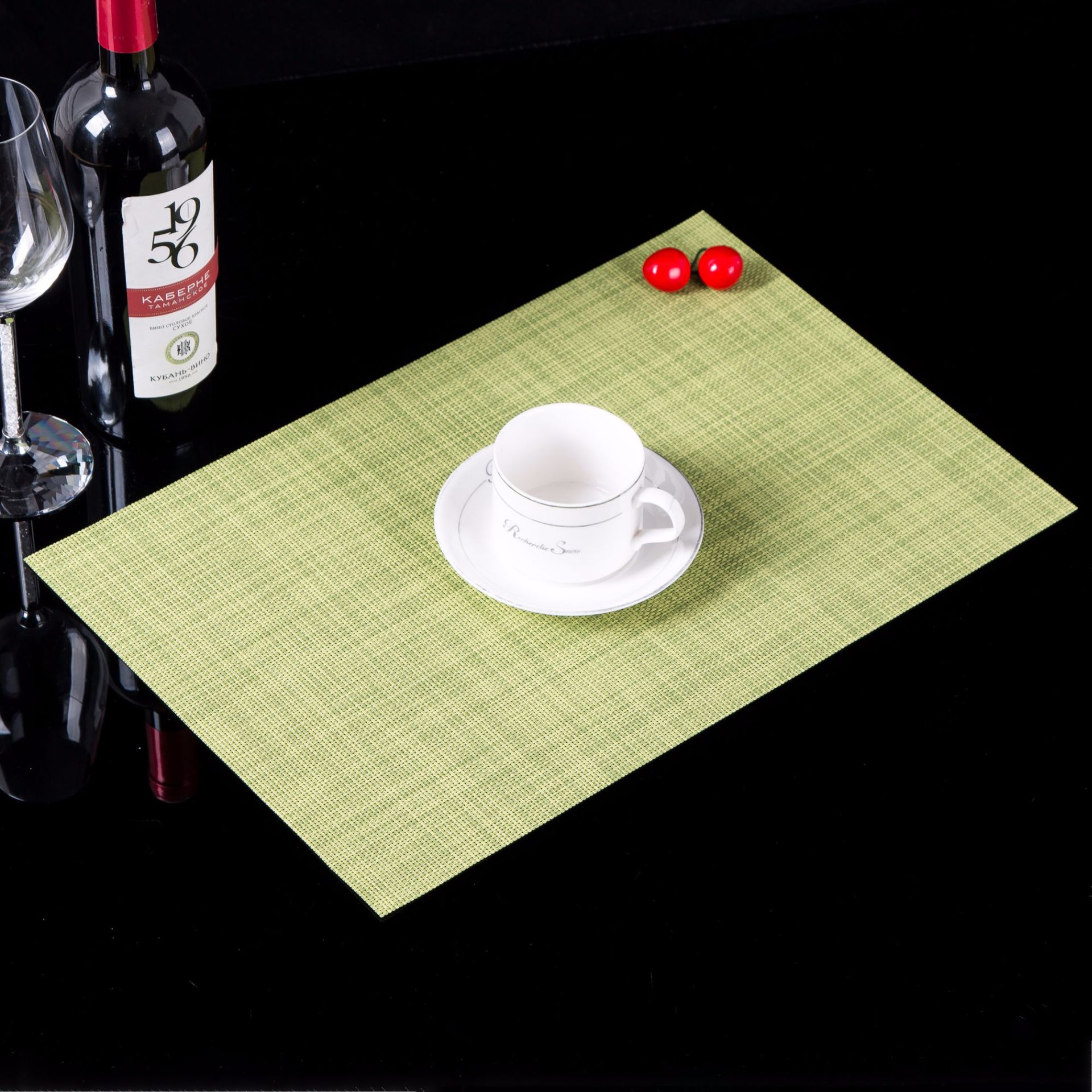 Placemat PVC Japanese and European Style Table Mat Non-Slip Waterproof Wash-Free and Environmentally Friendly Heat Proof Mat Western-Style Placemat Placemat Bowl Coaster Cup Coaster Placemat PVC Japanese and European Style Table Mat Non-Slip Waterproof Wash-Free and Environmentally Friendly Heat Proof Mat Western-Style Placemat Placemat Bowl Coaster Cup Coaster
