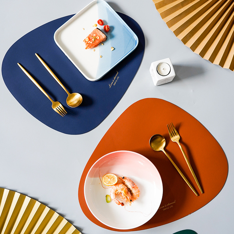 Non-Specification Table Mat Cup Mat Nordic Style Leather Coaster Simple Waterproof Oil-Proof Pu Placemat Daily Coaster Non-Specification Table Mat Cup Mat Nordic Style Leather Coaster Simple Waterproof Oil-Proof Pu Placemat Daily Coaster