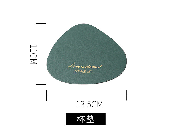 Non-Specification Table Mat Cup Mat Nordic Style Leather Coaster Simple Waterproof Oil-Proof Pu Placemat Daily Coaster Non-Specification Table Mat Cup Mat Nordic Style Leather Coaster Simple Waterproof Oil-Proof Pu Placemat Daily Coaster