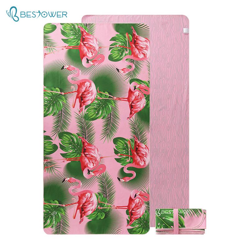 Super fine fiber fast dry towel fabric round towel yoga towel high-end export Europe and America Super fine fiber fast dry towel fabric round towel yoga towel high-end export Europe and America