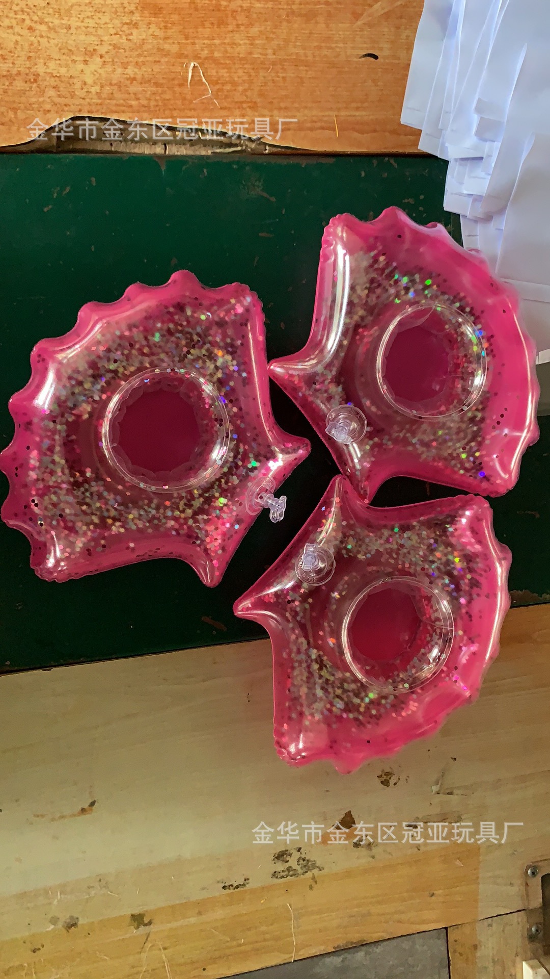 Spot Supply PVC Inflatable Water Toys Flamingo Cup Holder Inflatable Float Coaster Floating Beverage Cup Holder