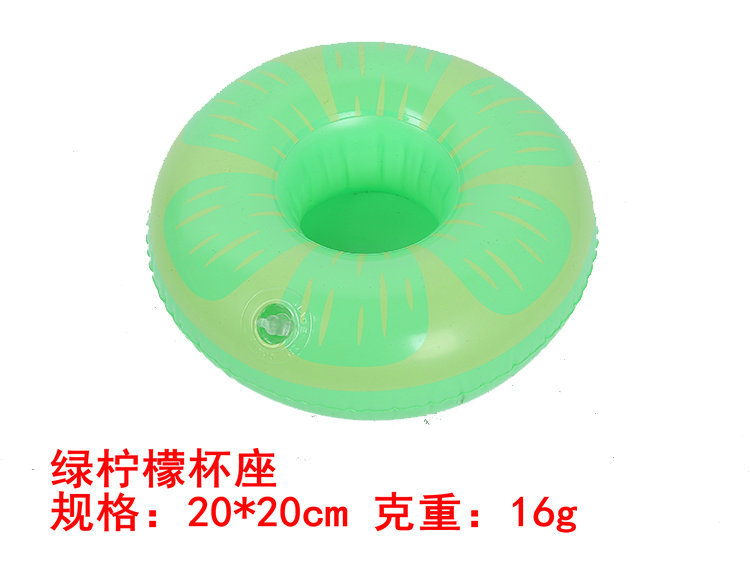 Spot Supply PVC Inflatable Water Toys Flamingo Cup Holder Inflatable Float Coaster Floating Beverage Cup Holder