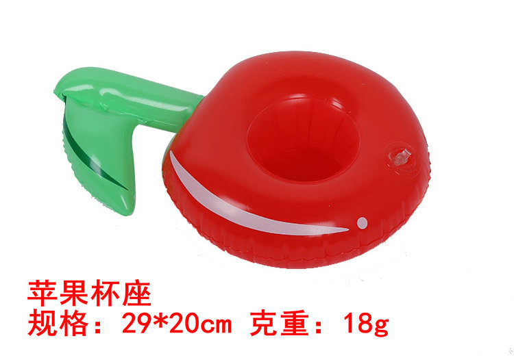 Spot Supply PVC Inflatable Water Toys Flamingo Cup Holder Inflatable Float Coaster Floating Beverage Cup Holder