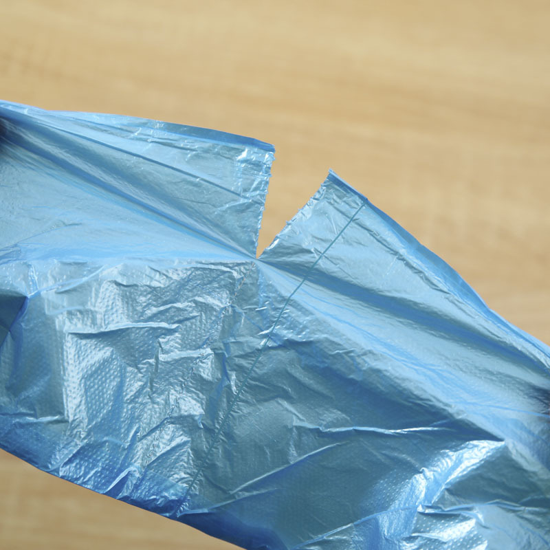 Classification Garbage Bag Household Thickened Disposable Flat Large Black Plastic Living Room Kitchen Garbage Bag 5 Rolls/Bag