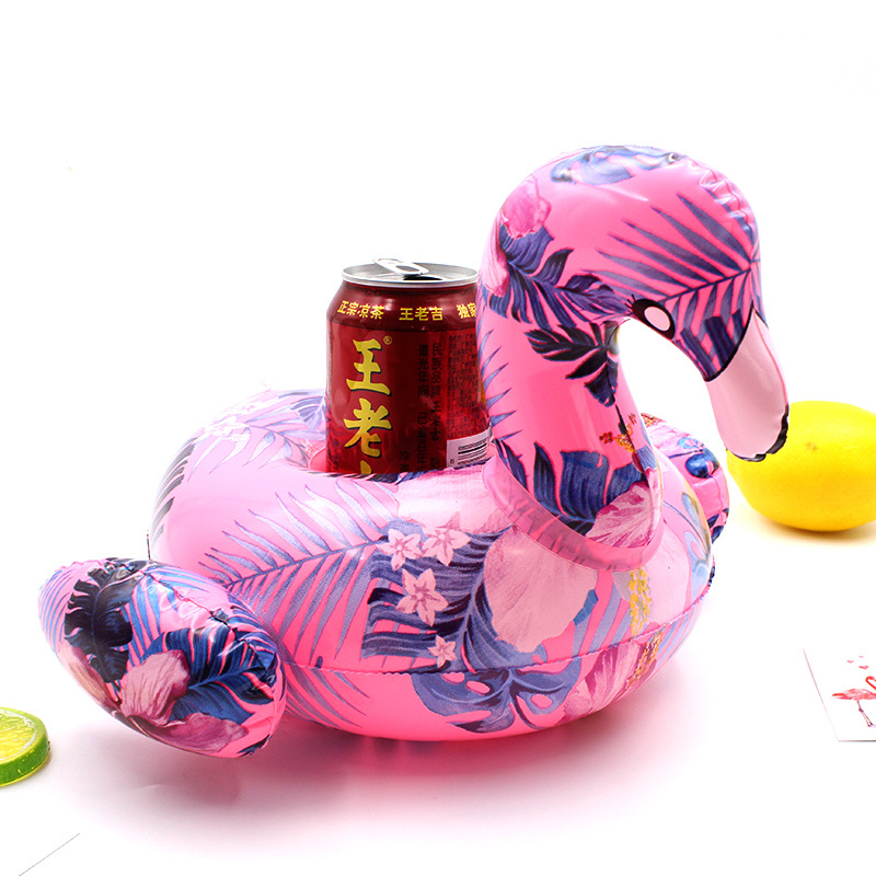 Spot PVC Inflatable Water Sports Goods Flamingo Coaster Inflatable Water Floating Beverage Cup Holder Cup Holder Spot PVC Inflatable Water Sports Goods Flamingo Coaster Inflatable Water Floating Beverage Cup Holder Cup Holder