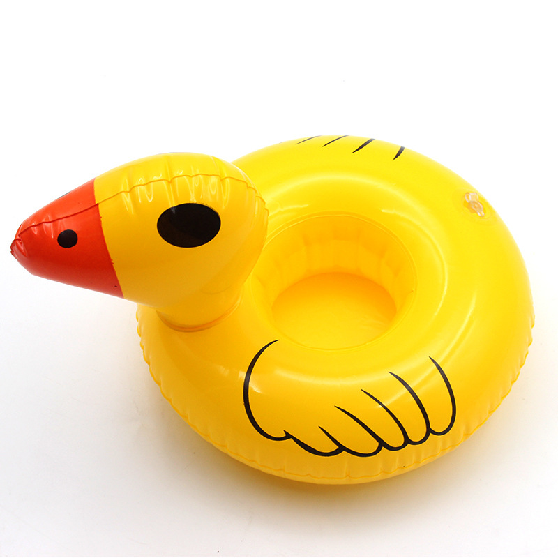 Spot PVC Inflatable Water Sports Goods Flamingo Coaster Inflatable Water Floating Beverage Cup Holder Cup Holder Spot PVC Inflatable Water Sports Goods Flamingo Coaster Inflatable Water Floating Beverage Cup Holder Cup Holder