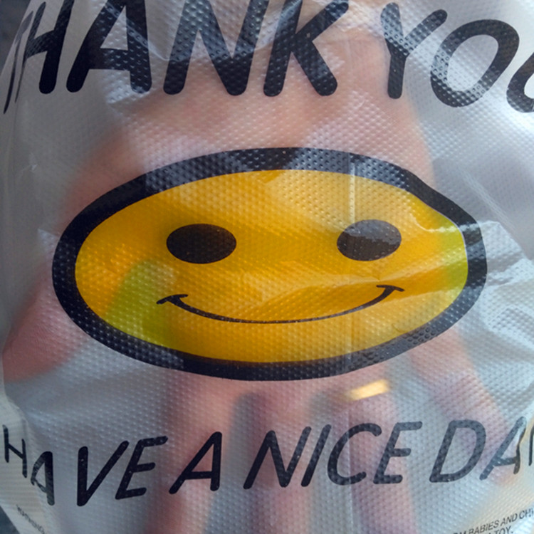 Thickened Smiley Face Plastic Vest Food Take out Take Away Bags Garbage Bag Vest Milk Tea Bag Wholesale Free Shipping Thickened Smiley Face Plastic Vest Food Take out Take Away Bags Garbage Bag Vest Milk Tea Bag Wholesale Free Shipping