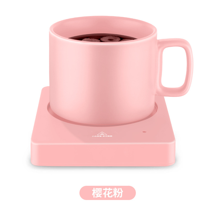 New Warm Cup Manufacturers Thermal Cup Pad 55 Degrees Heating Coaster Automatic Thermal Insulation Cup Warming Holder Hot Milk Cup Warmer