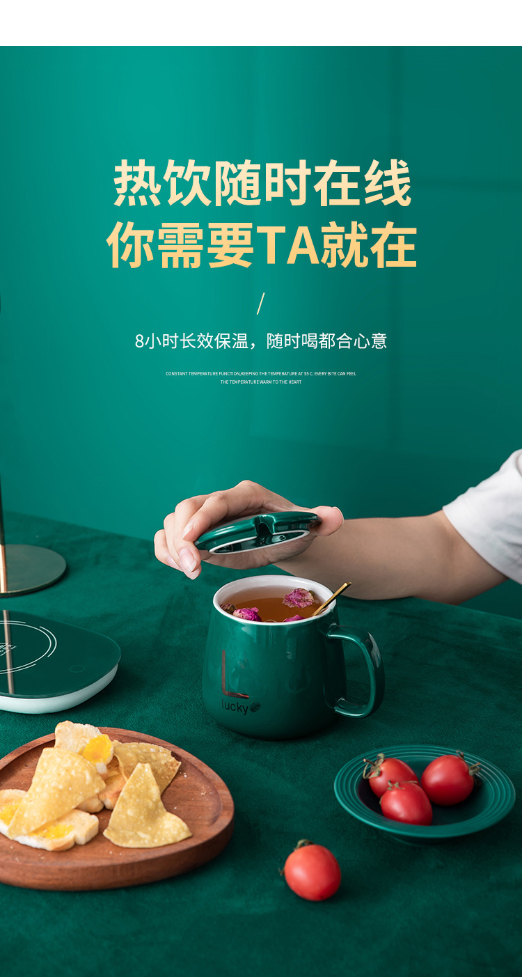 New Warm Cup Manufacturers Thermal Cup Pad 55 Degrees Heating Coaster Automatic Thermal Insulation Cup Warming Holder Hot Milk Cup Warmer New Warm Cup Manufacturers Thermal Cup Pad 55 Degrees Heating Coaster Automatic Thermal Insulation Cup Warming Holder Hot Milk Cup Warmer