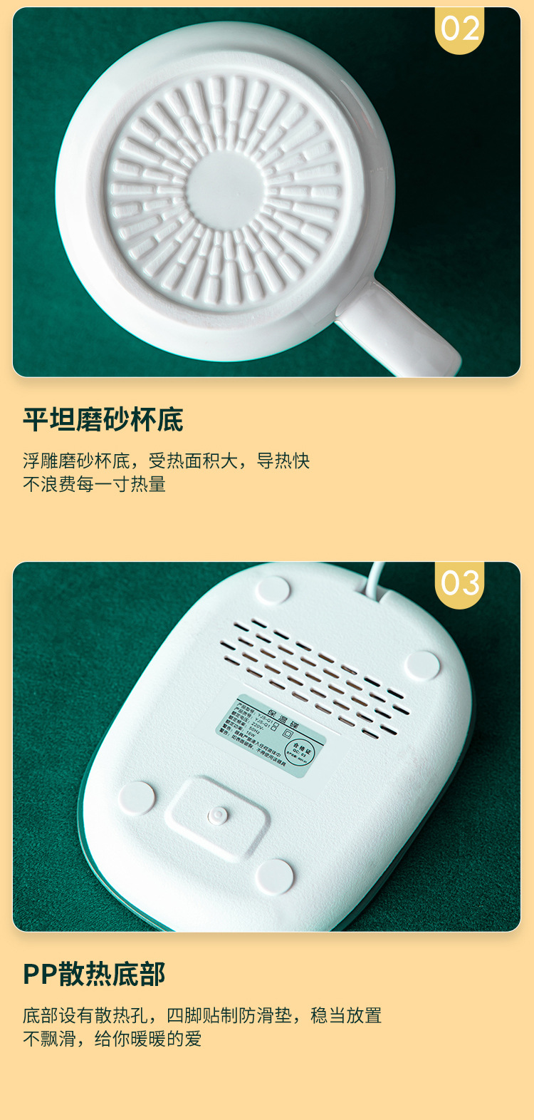 New Warm Cup Manufacturers Thermal Cup Pad 55 Degrees Heating Coaster Automatic Thermal Insulation Cup Warming Holder Hot Milk Cup Warmer New Warm Cup Manufacturers Thermal Cup Pad 55 Degrees Heating Coaster Automatic Thermal Insulation Cup Warming Holder Hot Milk Cup Warmer