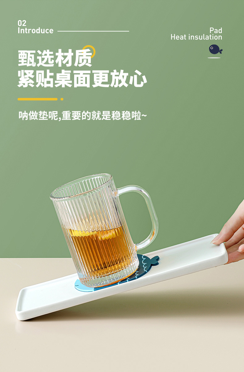Creative Silicone Cup Mat Non-Slip Cute Teacup Mat Ins Style Nordic Coaster Heat Proof Mat High Temperature Resistant Home Coasters Creative Silicone Cup Mat Non-Slip Cute Teacup Mat Ins Style Nordic Coaster Heat Proof Mat High Temperature Resistant Home Coasters