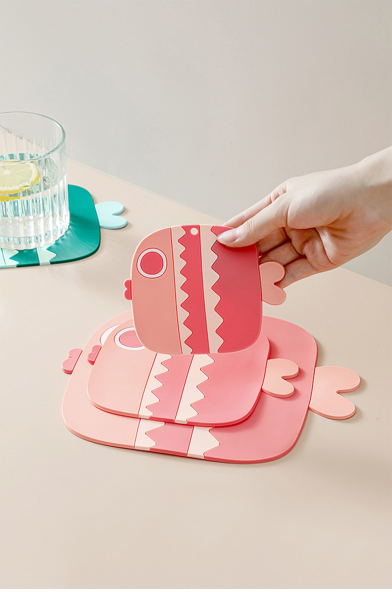 Creative Silicone Cup Mat Non-Slip Cute Teacup Mat Ins Style Nordic Coaster Heat Proof Mat High Temperature Resistant Home Coasters Creative Silicone Cup Mat Non-Slip Cute Teacup Mat Ins Style Nordic Coaster Heat Proof Mat High Temperature Resistant Home Coasters