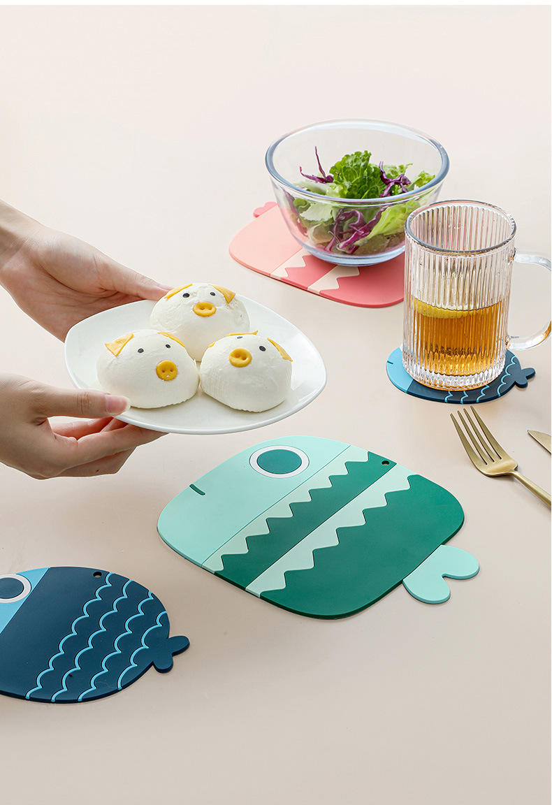 Creative Silicone Cup Mat Non-Slip Cute Teacup Mat Ins Style Nordic Coaster Heat Proof Mat High Temperature Resistant Home Coasters Creative Silicone Cup Mat Non-Slip Cute Teacup Mat Ins Style Nordic Coaster Heat Proof Mat High Temperature Resistant Home Coasters