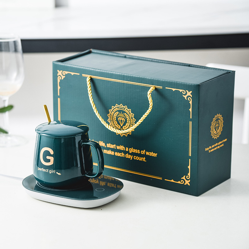 Ceramic Thermal Cup 55 Degrees Heating Coaster Insulation Warm Cup Ceramic Coffee Cup Thermal Cup Pad Heating Cup Warming Holder Ceramic Thermal Cup 55 Degrees Heating Coaster Insulation Warm Cup Ceramic Coffee Cup Thermal Cup Pad Heating Cup Warming Holder