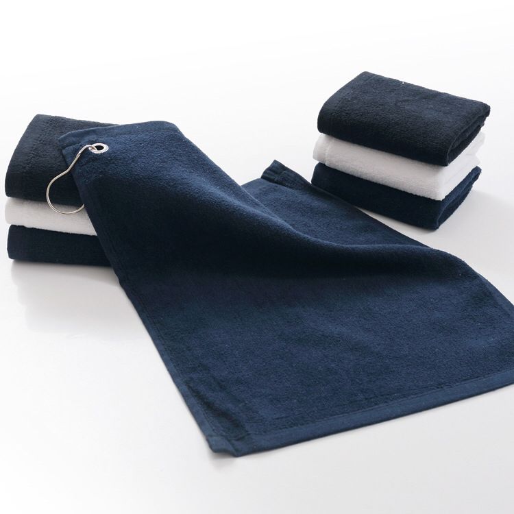 Sports hook golf towel thickened cotton cut velvet towel custom-made gym towel 40*32