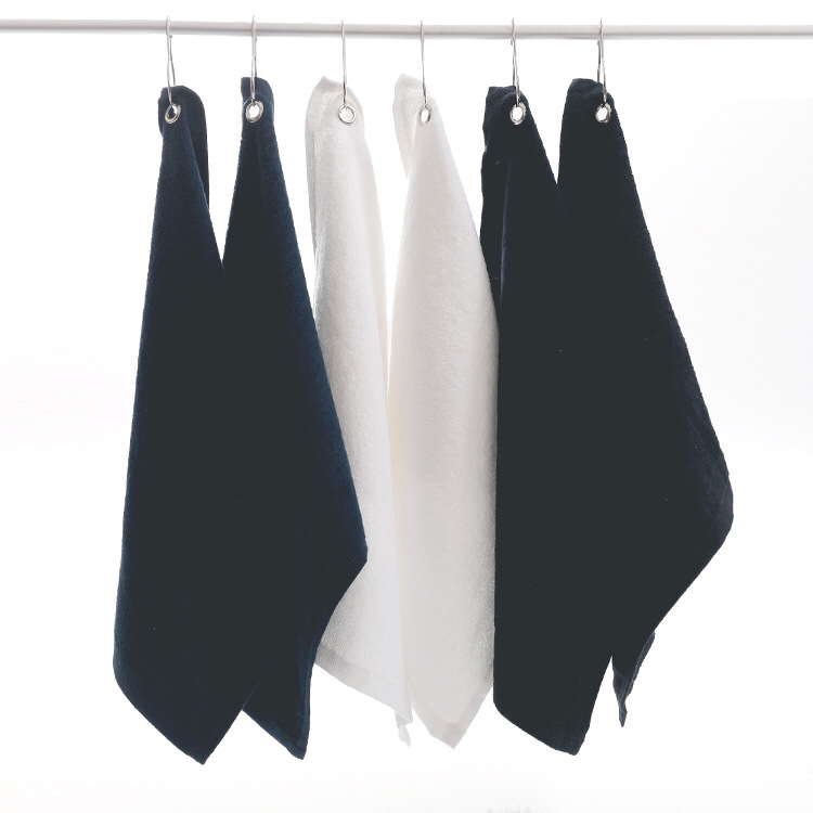 Sports hook golf towel thickened cotton cut velvet towel custom-made gym towel 40*32
